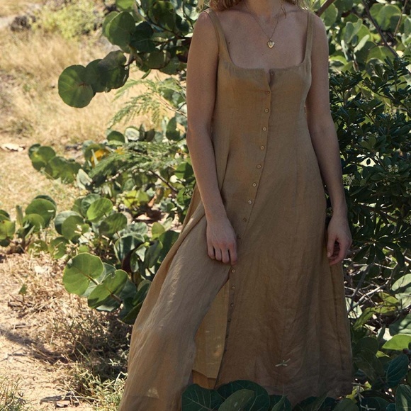 Doen Lantana Dress in Oaken XXS - Picture 2 of 5